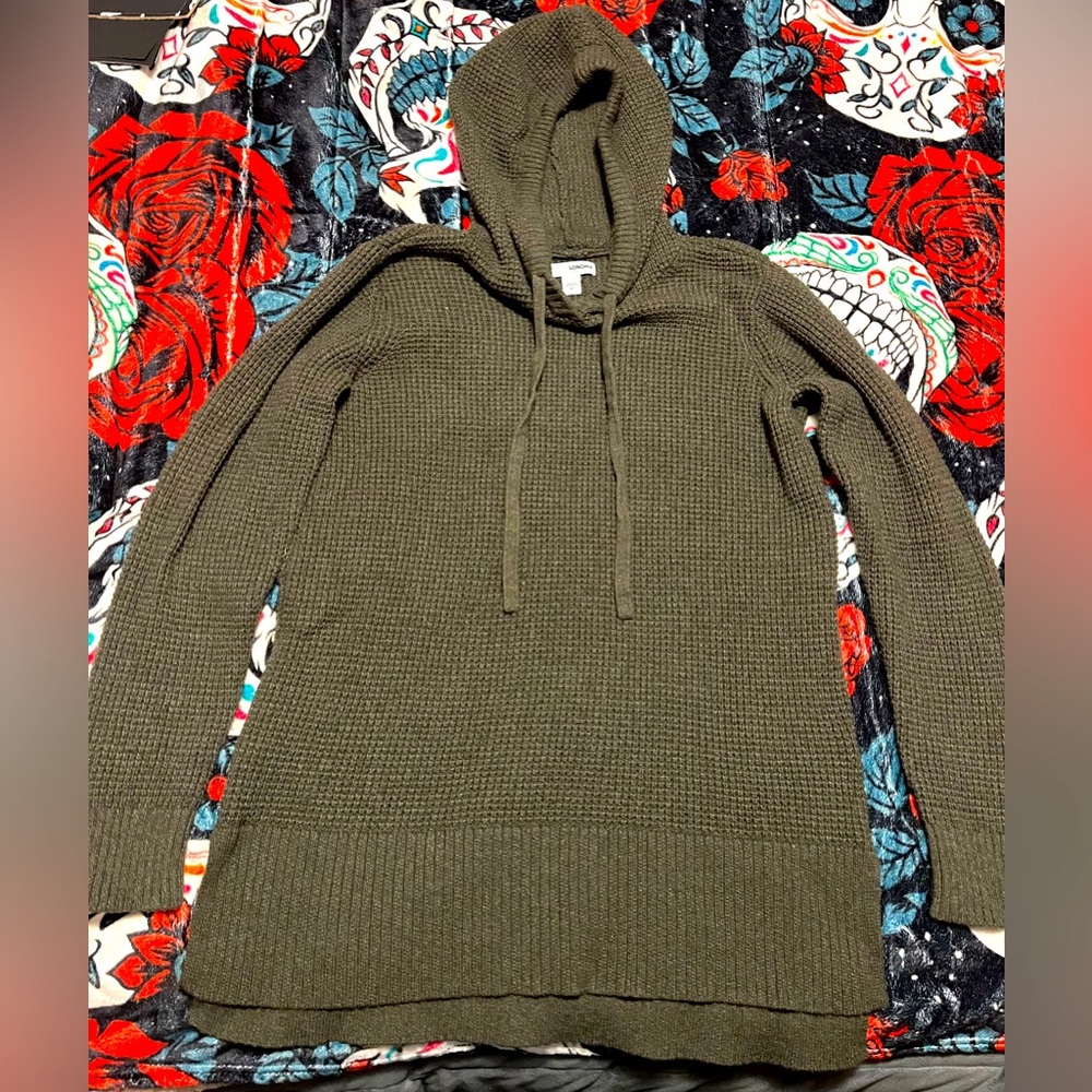 Sonoma Hooded Sweater Size Medium
